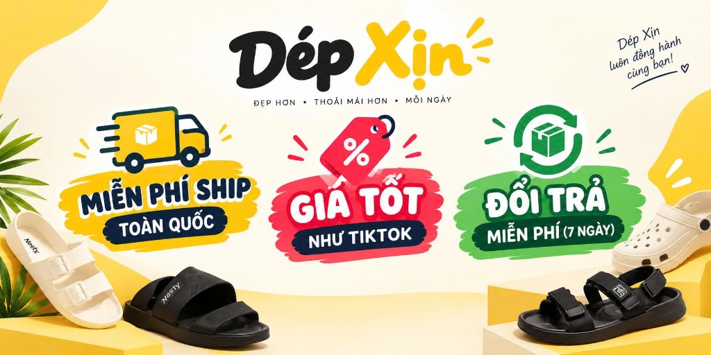 Chính Sách Bán Hàng Dép Xịn - 4 Đặc Quyền Vượt Trội
