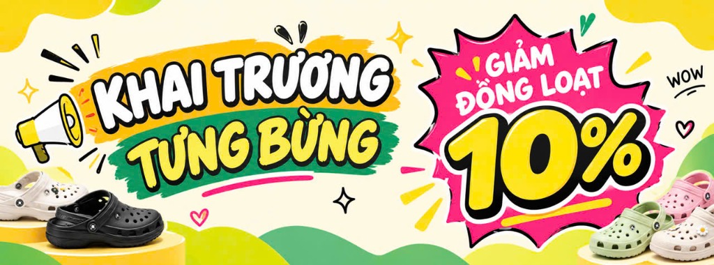 TƯNG BỪNG KHAI TRƯƠNG DÉP XỊNH STORE 92 ÂU CƠ (LIÊN CHIỂU, ĐÀ NẴNG) – GIẢM ĐỒNG LOẠT 10% TOÀN BỘ CỬA HÀNG!