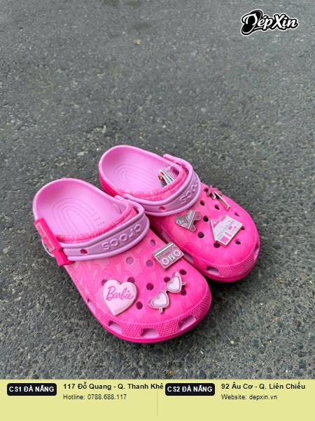 Dép sục cr Barbie