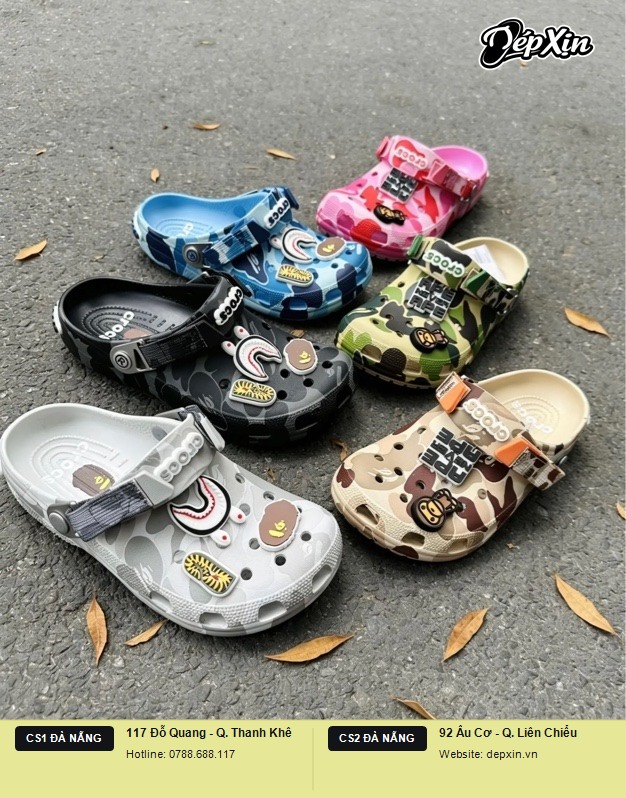 DÉP SỤC Cr CAMO BAPE