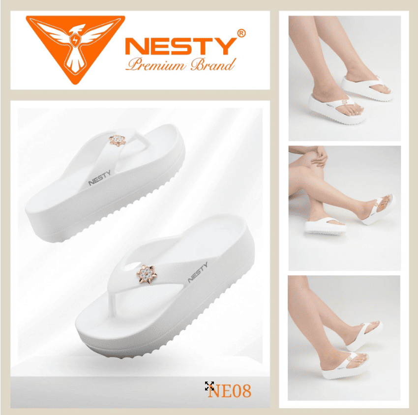 Dép Xỏ Ngón Nữ Đế Cao Nesty NE08