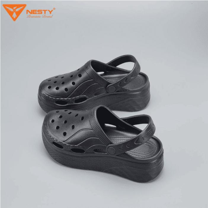 Giày Clog Nữ Đế Cao 5p NESTY NE18