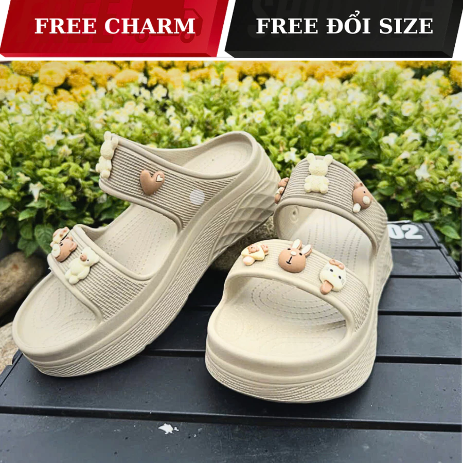 Dép Sandal Nữ Đế Cao NESTY NE19