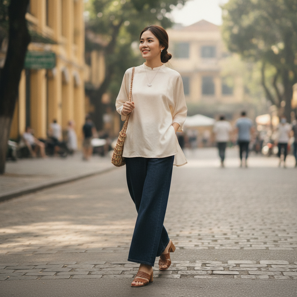 Dép sandal Nesty nữ Hà Nội - hình 3